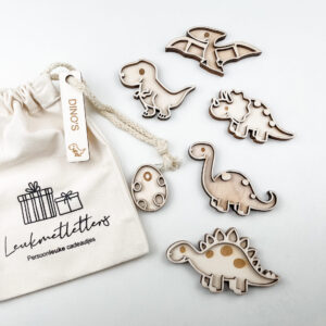 Leuk met Letters Kleine Vultrays Dino's
