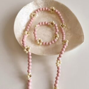 Ketting Daisy Oud Roze