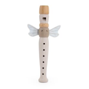 Label Label Ik leer muziek maken- Houten Blokfluit Nougat