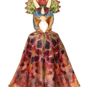 Souza VerkleedCape Triceratops 4-7 jaar